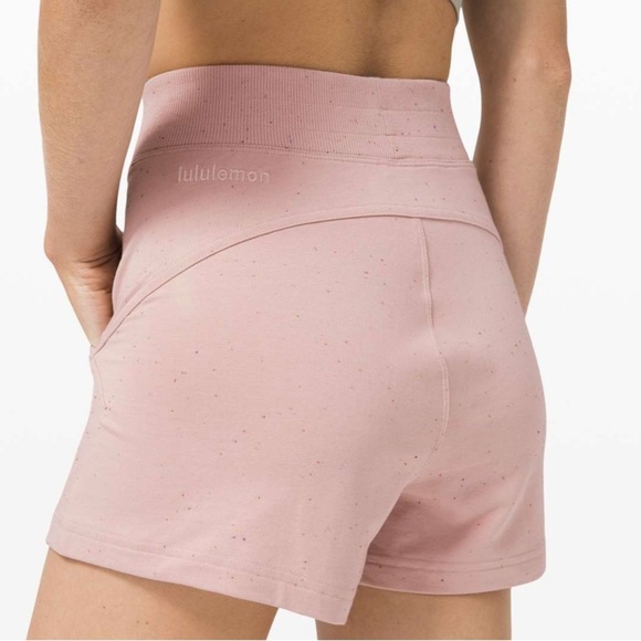Lululemon LA Sweat Short Mink Berry Speckled Pink - Picture 6 of 6